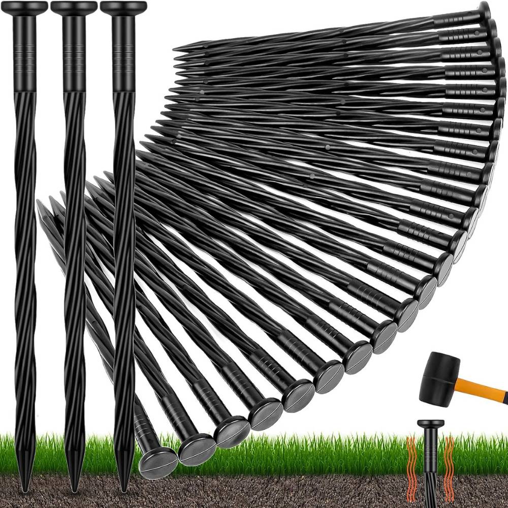 buy plastic landscape edging anchoring stakes